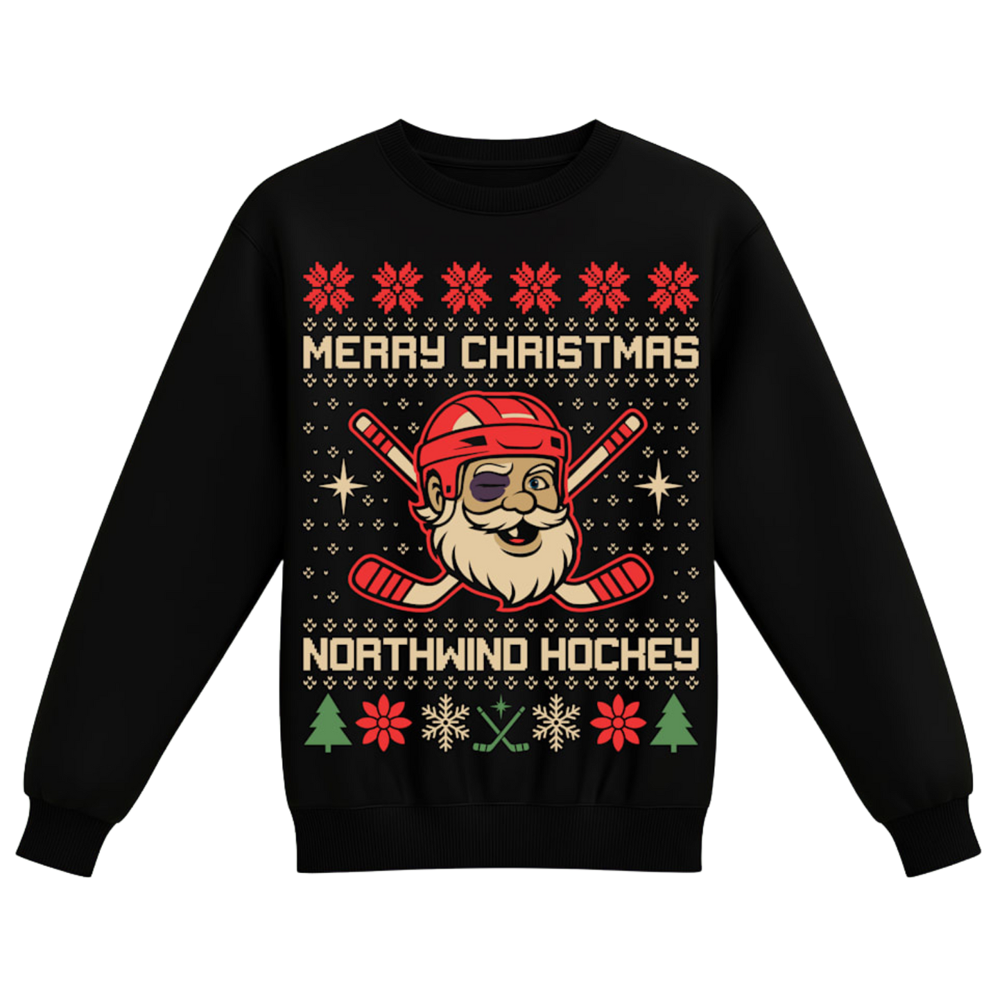 "Scrappy Santa" Sweater