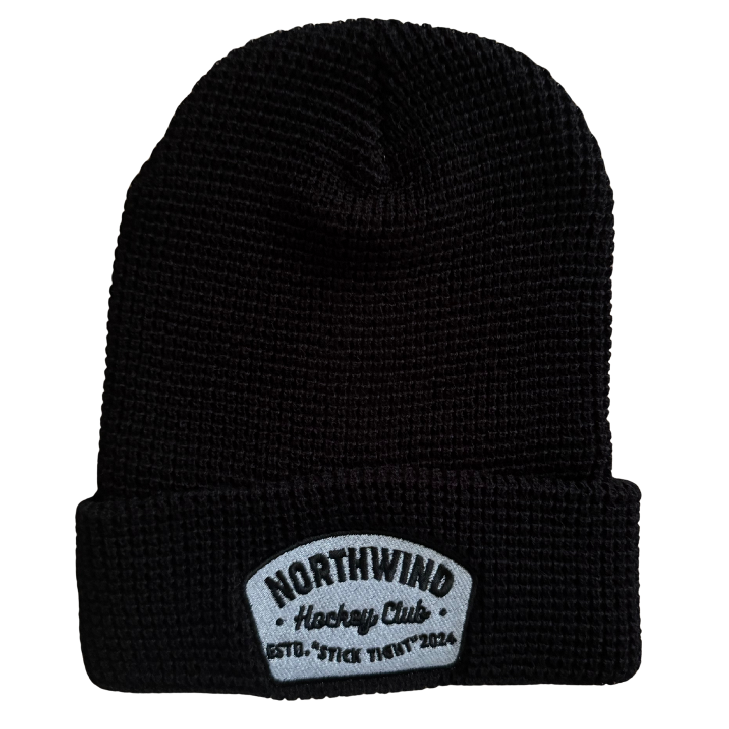 "Stick Tight" Waffle Cuffed Beanie